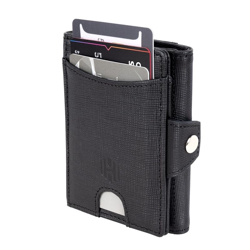 HARDLEY - Billetera Hombre 100Cuero Hardley Tarjetero Proteccion Rfid