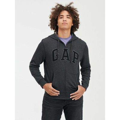 Imagen 2 del producto Poleron Logo Con Cierre Gris