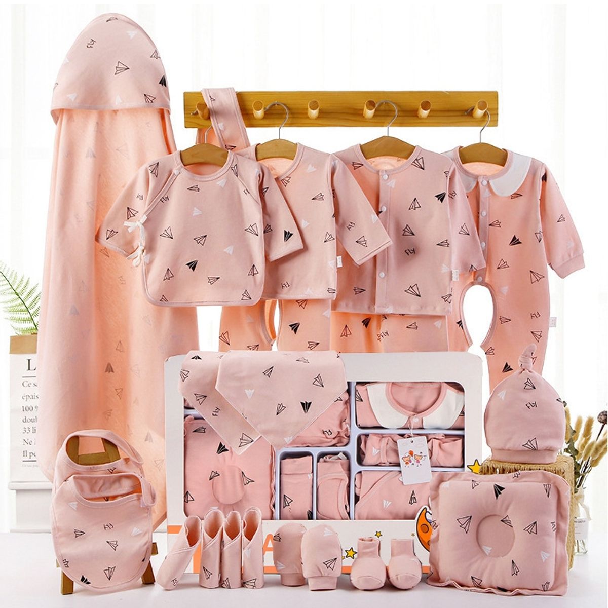 CRUSEC - Conjunto De Ropa de Algodon Para Bebes Unisex 22 Piezas