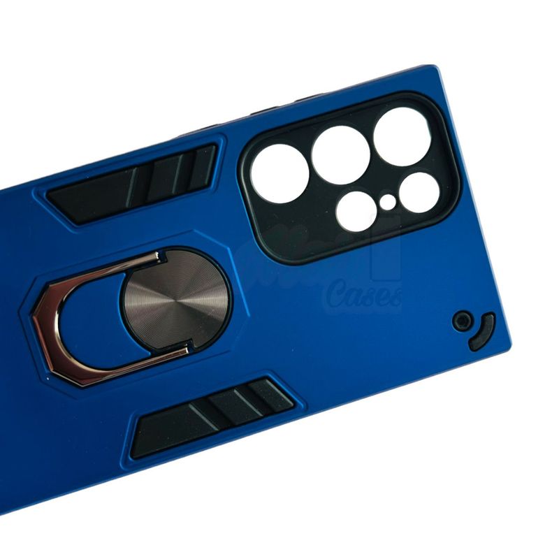 GENERICO - Carcasa Para Samsung S23 Ultra Anti Golpes Anillo Azul Rey