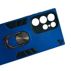 GENERICO - Carcasa Para Samsung S23 Ultra Anti Golpes Anillo Azul Rey