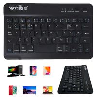 Mini Teclado Slim Inalámbrico Bluetooth Telefono Tablet Pc