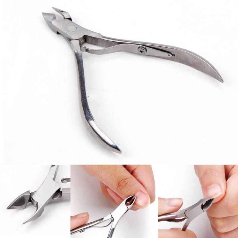OEM - ALICATE CORTA CUTICULA DE ACERO INOXIDABLE
