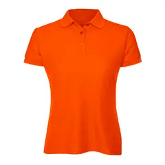 ANDESLAND OUTDOOR APPAREL - Polera Pique Algodón Naranja Mujer