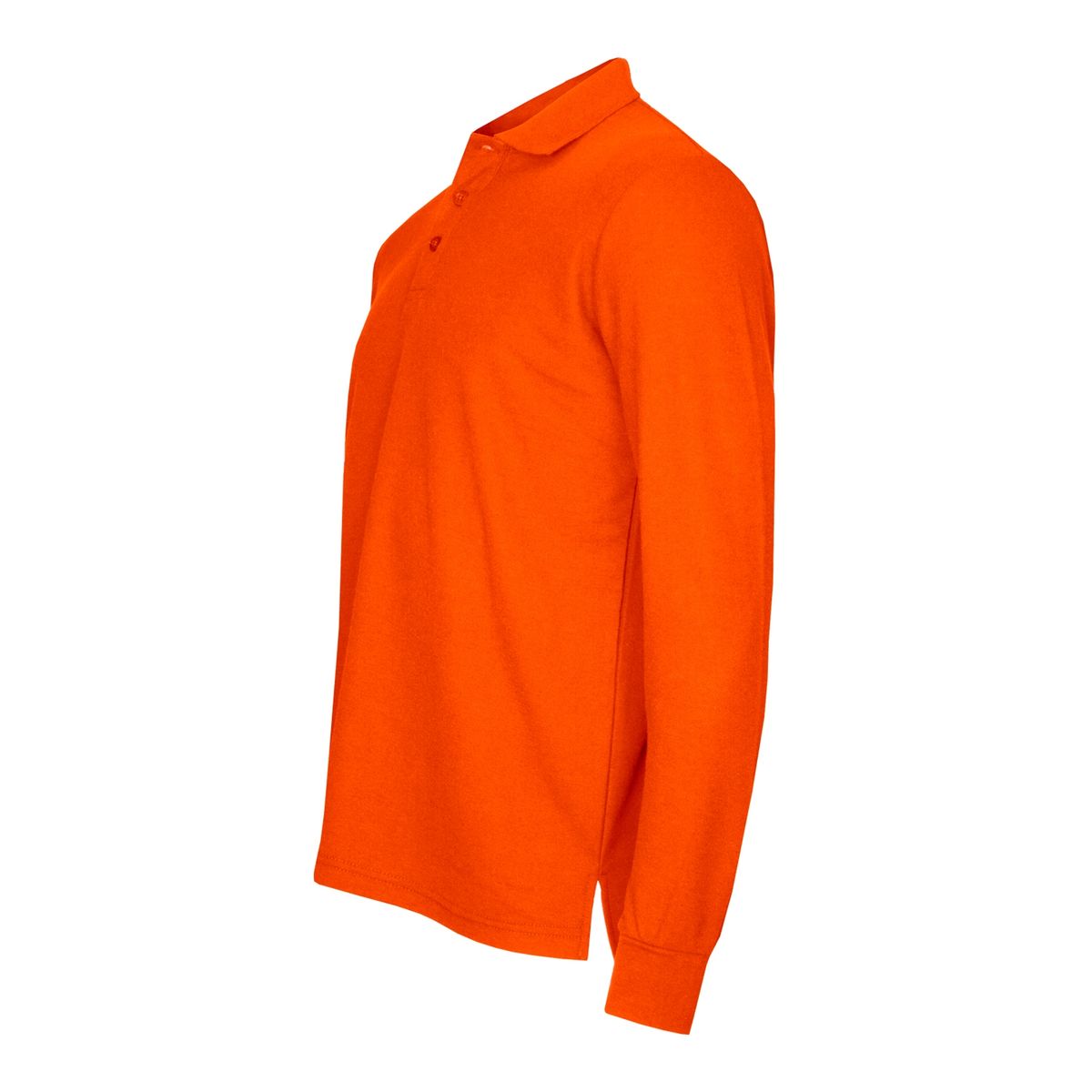 ANDESLAND OUTDOOR APPAREL - Polera Algodón Pique Manga Larga Velox Naranja Hombre