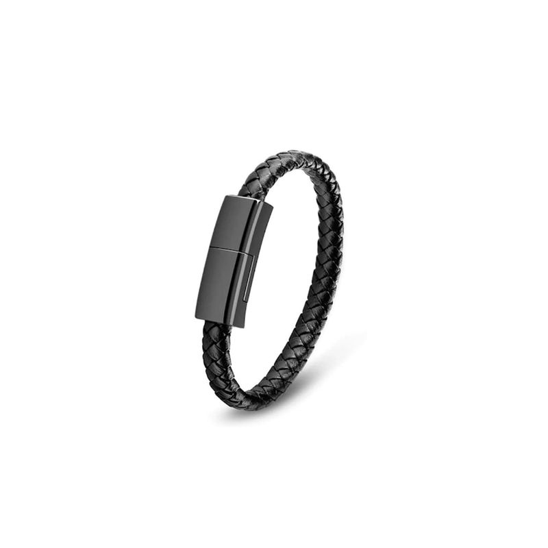 GENERICO - Cable Carga Datos Portatil Pulsera Muñeca USB-C USB-A GENERICO