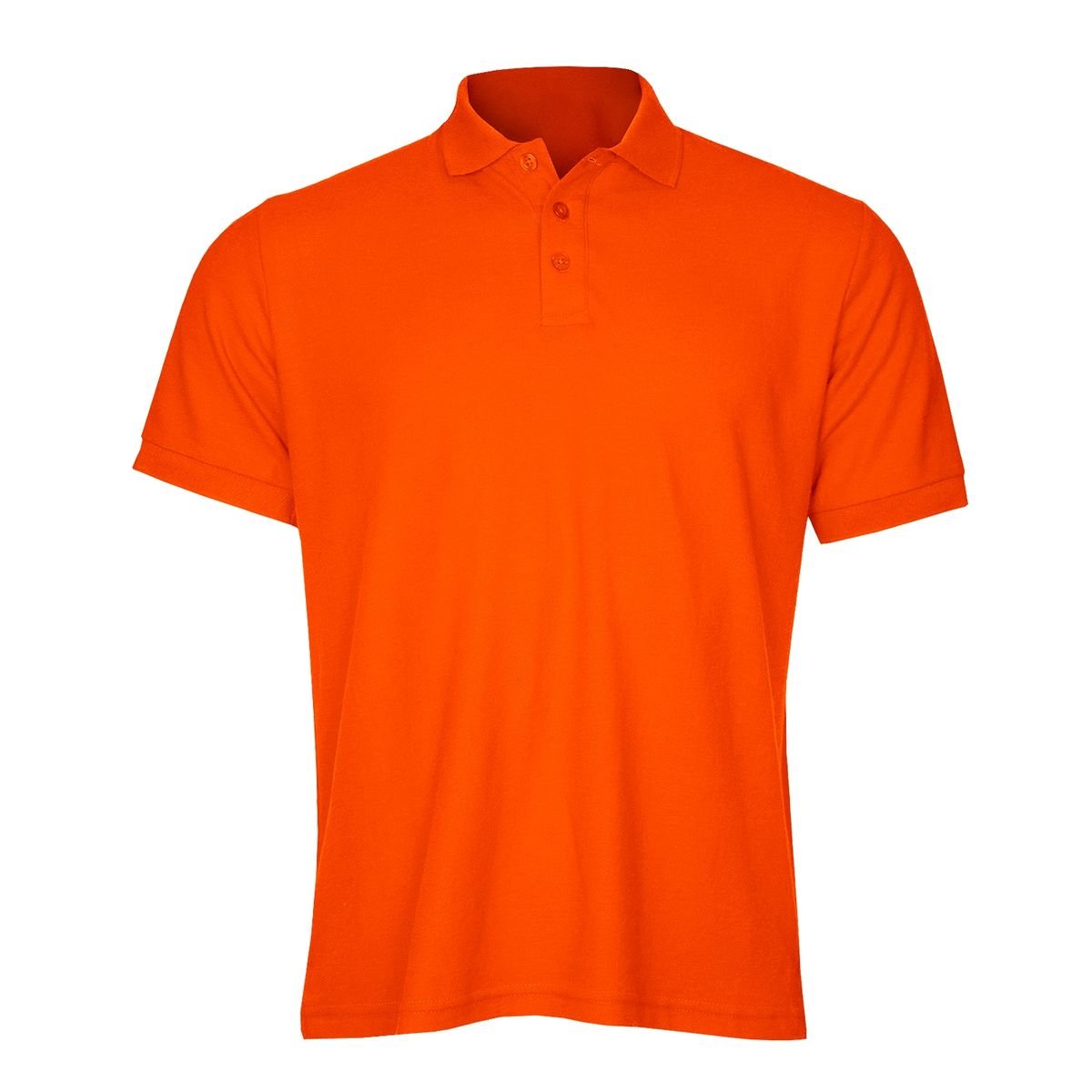 ANDESLAND OUTDOOR APPAREL - Polera Algodón Pique Manga Corta Velox Naranja Hombre