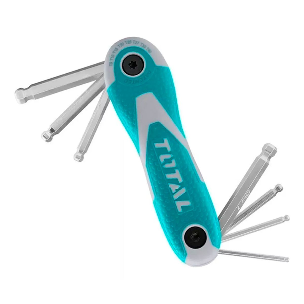 TOTAL TOOLS - Juego Llaves Allen Hexagonales 2-8mm Total Tht1061836