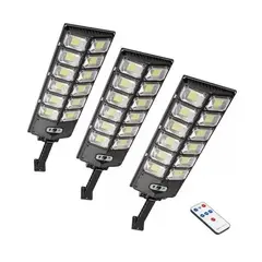 GENERICO - X3 Foco Led Sensor Focos Solares Lamparas Aplique Exterior 400w