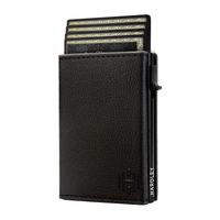 Billetera Hombre De Cuero Tarjetero Rfid