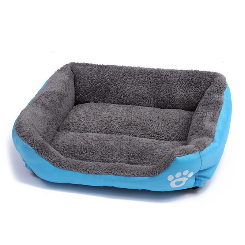 GENERICO - Cama Ultrasuave para mascotas Color Azul Talla L