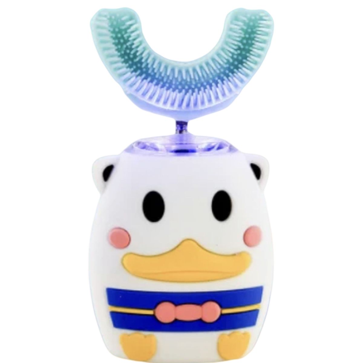 GENERICO - Cepillo Dental Electrico Niño En U Ultrasonico Patito Azul