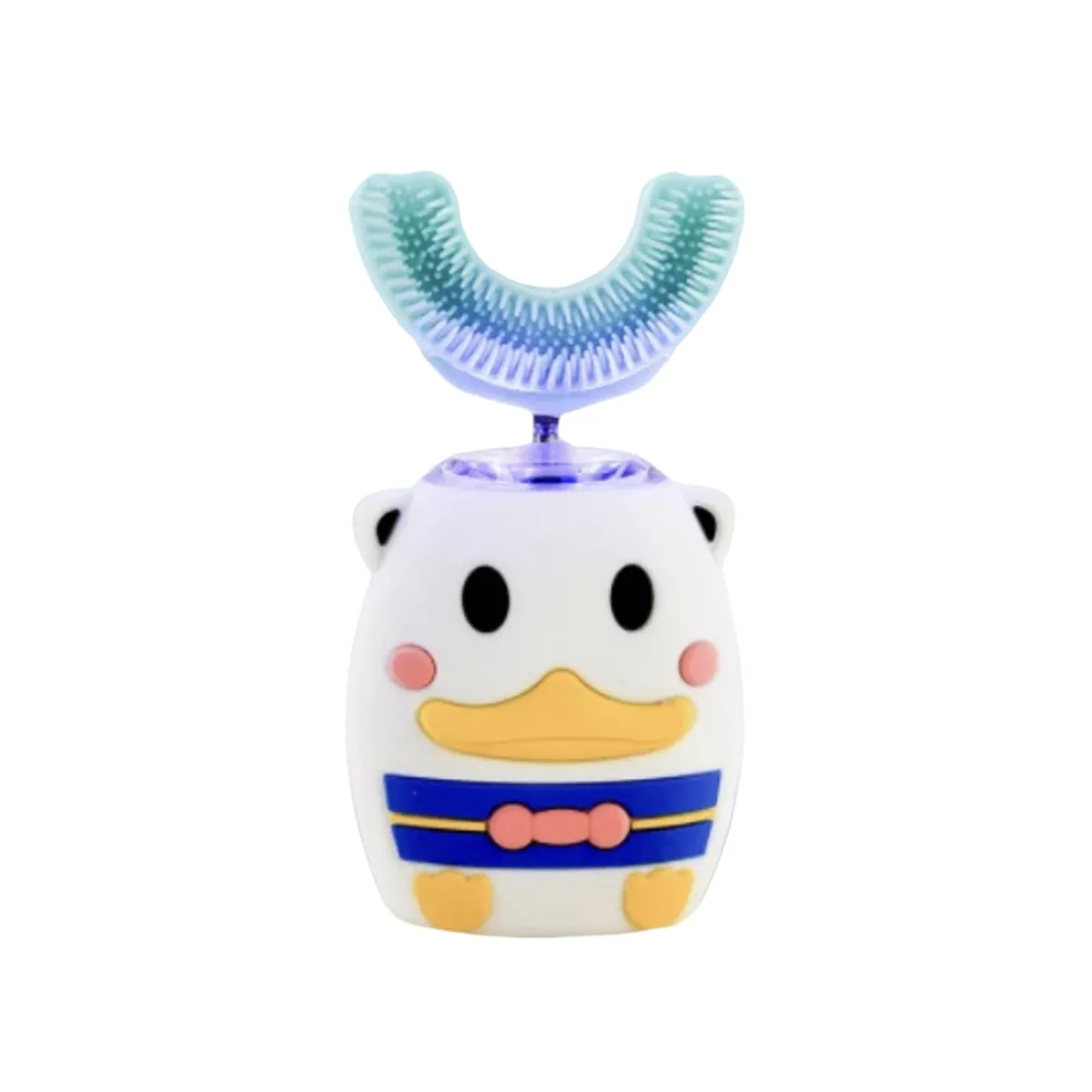GENERICO - Cepillo Dental Electrico Niño En U Ultrasonico Patito Azul