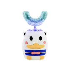 GENERICO - Cepillo Dental Electrico Niño En U Ultrasonico Patito Azul