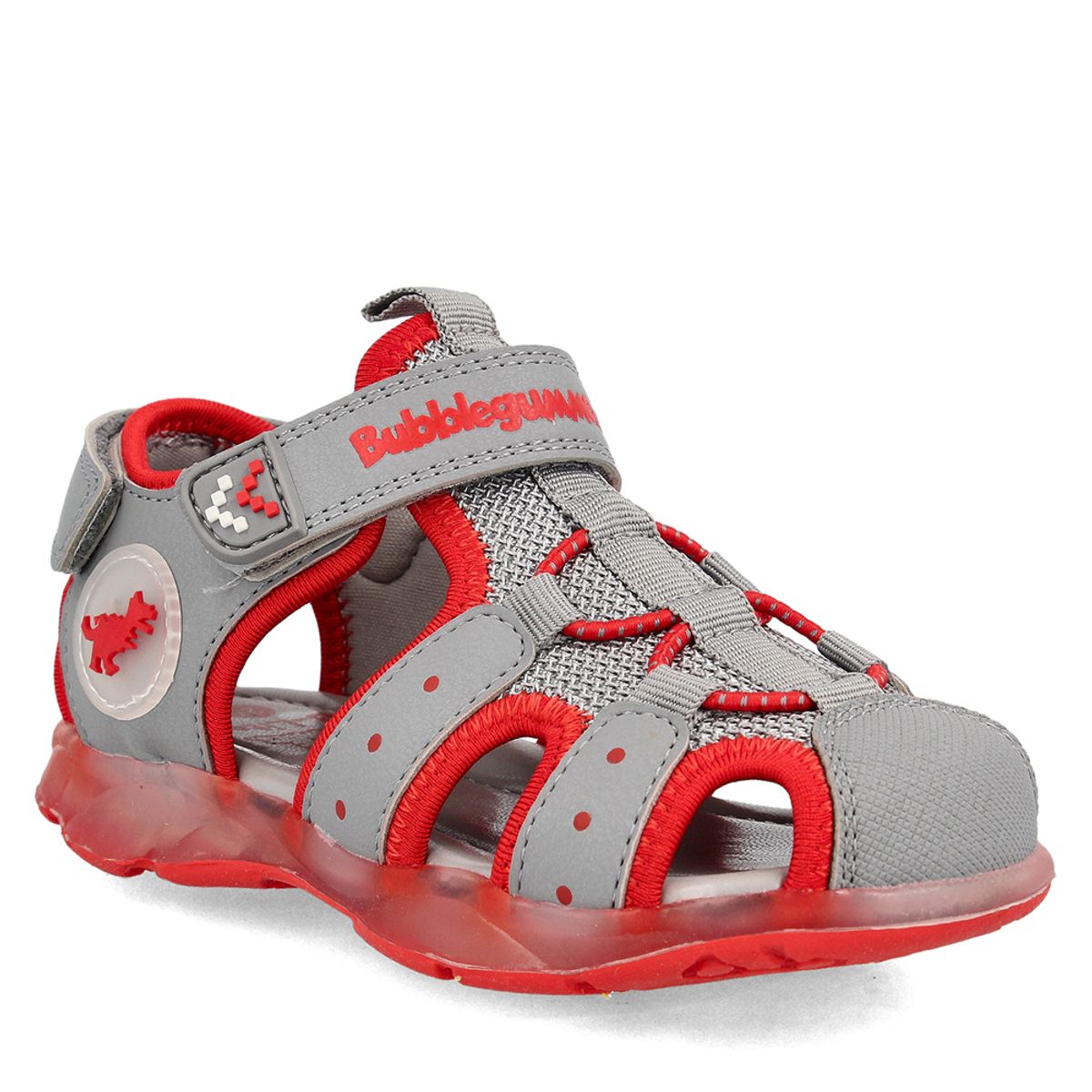 BUBBLE GUMMERS - SANDALIA NIÑO BUBBLEGUMMERS UNAI GRIS 18-21