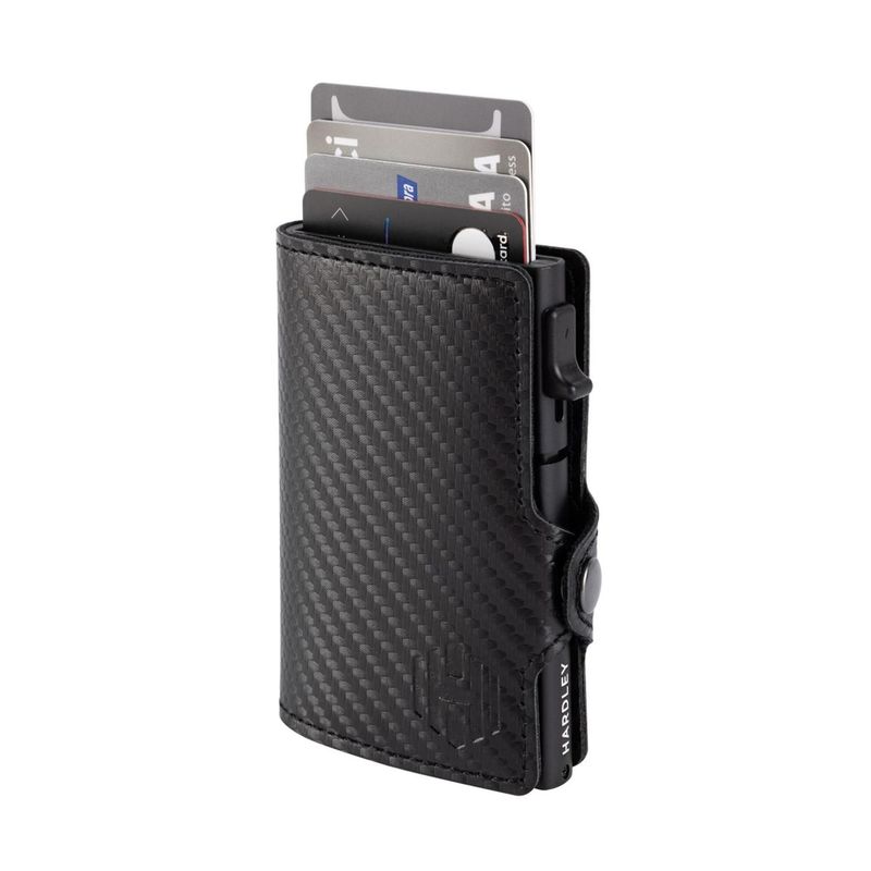 HARDLEY - Billetera Hombre Hardley Tarjetero Pop-up Bloqueo Rfid - Negro