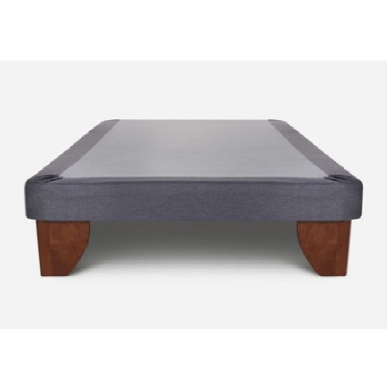 GENERICO - Base Europea para cama 1 Plaza 90x190cm LINO gris oscuro