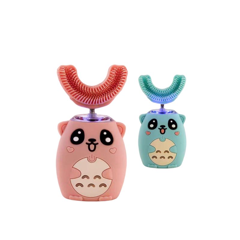 GENERICO - Cepillo Dental Ultrasónico Limpiador Dientes Para Niños Rosa
