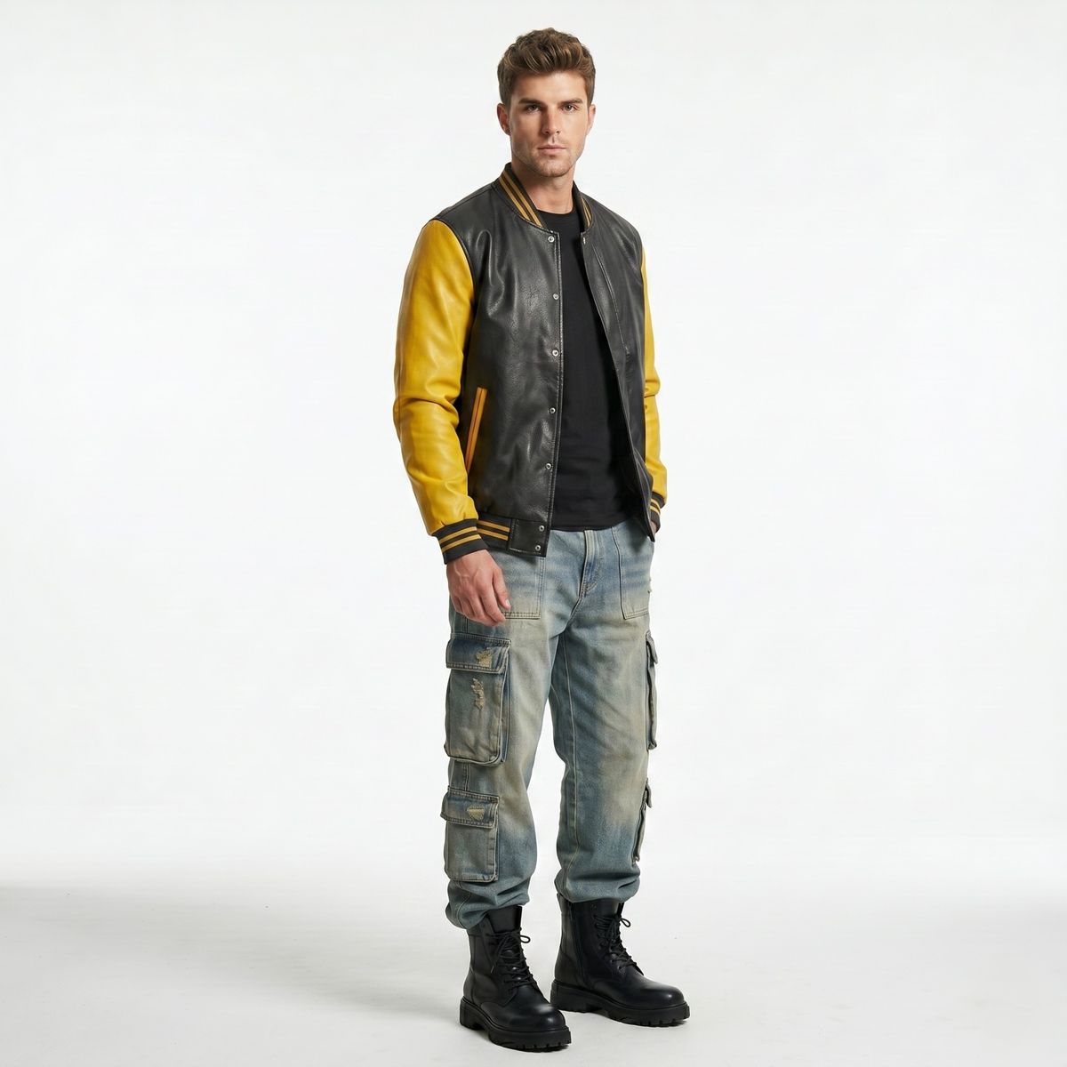 D'JOE - Chaqueta Ecocuero Hombre Italy For Man