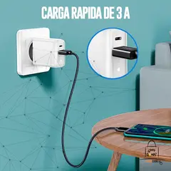 GG GOODGOODS - Cable Usb C Para Carga Rápida De Nylon Trenzado Alta Calidad