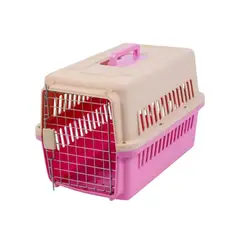 GENERICO - Jaula Transportadora Para Mascotas Canil De Transporte Rosa