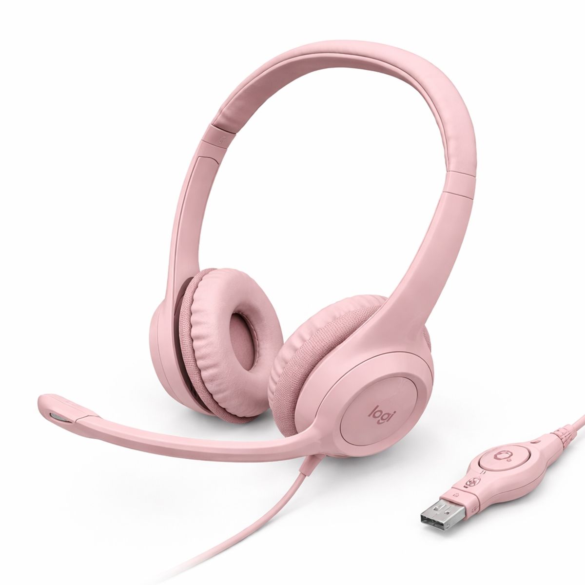 LOGITECH - AUDIFONOS USB H390 ROSE LOGITECH