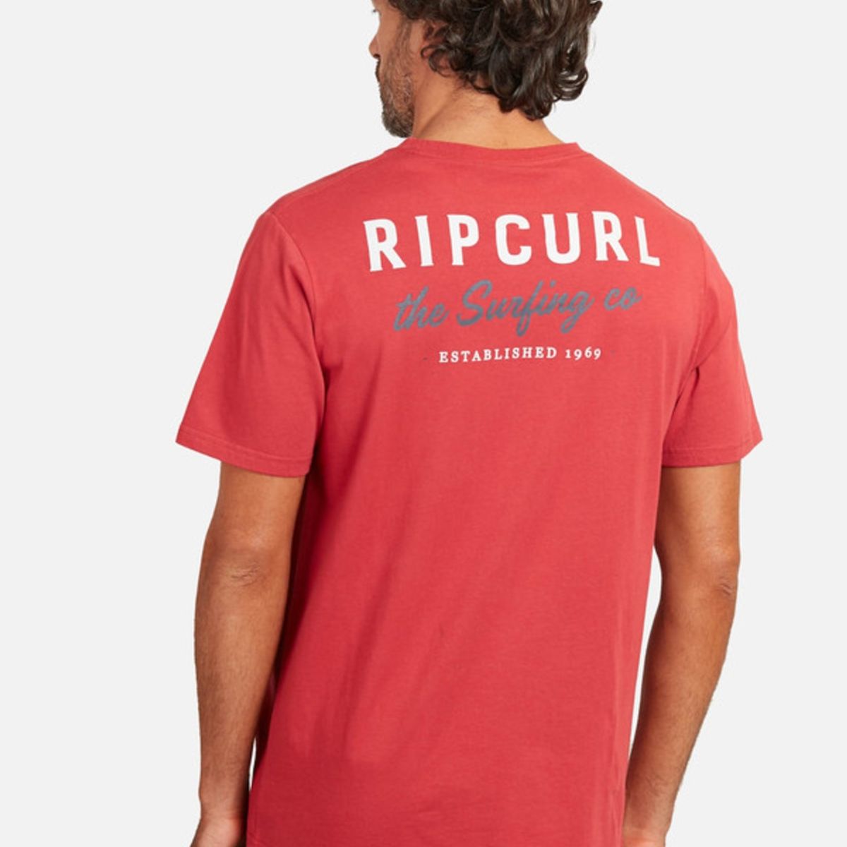 RIP CURL - Polera M/C Rebounder Rojo Hombre Ripcurl