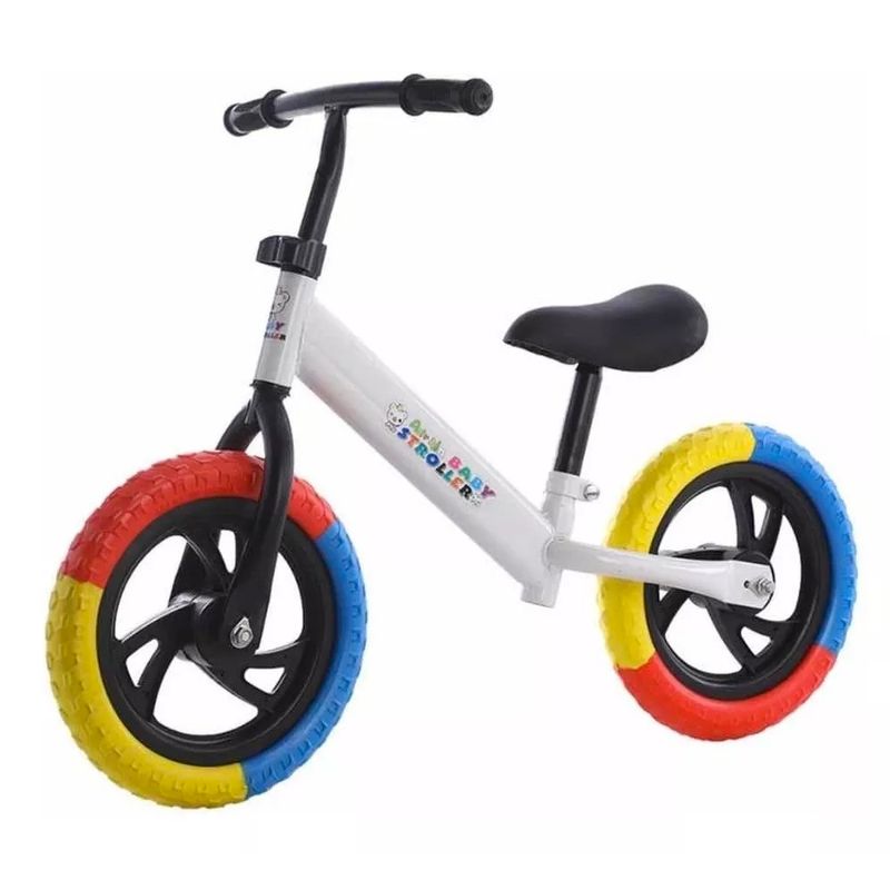 GENERICO - Bicicleta Equilibrio Sin Pedales De Aprendizaje Blanco