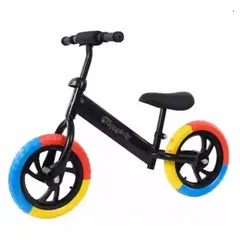 GENERICO - Bicicleta Equilibrio Sin Pedales De Aprendizaje Negro