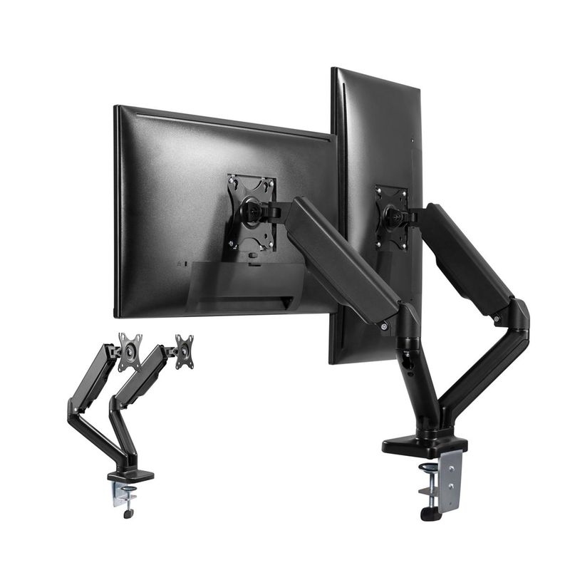 LINKON - Brazo Soporte Doble Para 2 Monitores Linkon Escritorio Gas