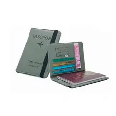 GENERICO - Porta Pasaporte Funda Protectora Con Rfid