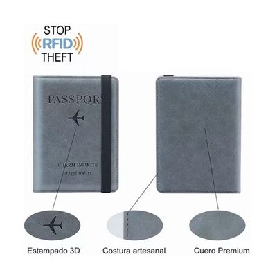 Imagen 2 del producto Porta Pasaporte Funda Protectora Con Rfid