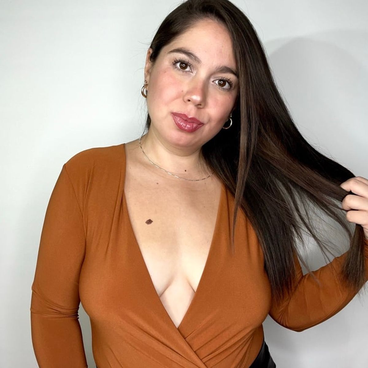 GENERICO - Body Mujer Escote Cruzado Manga Larga