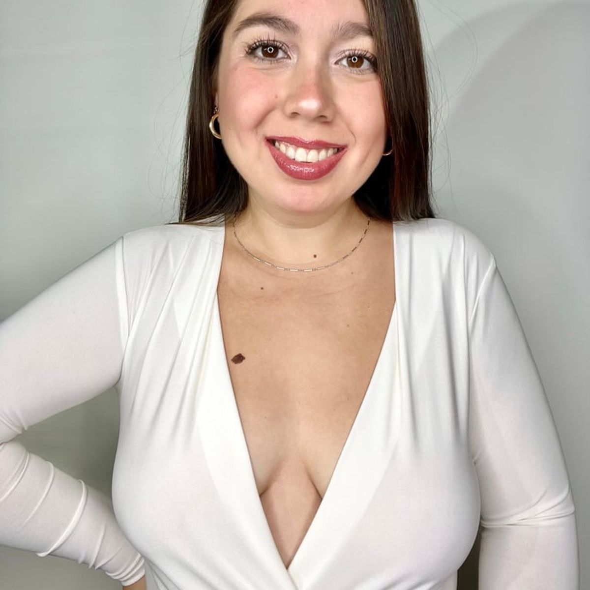 GENERICO - Body Mujer Escote Cruzado Manga Larga