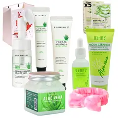 MAXBELLE - Kit Limpieza Facial exfoliante Limpiador Serum Tonico Regalo