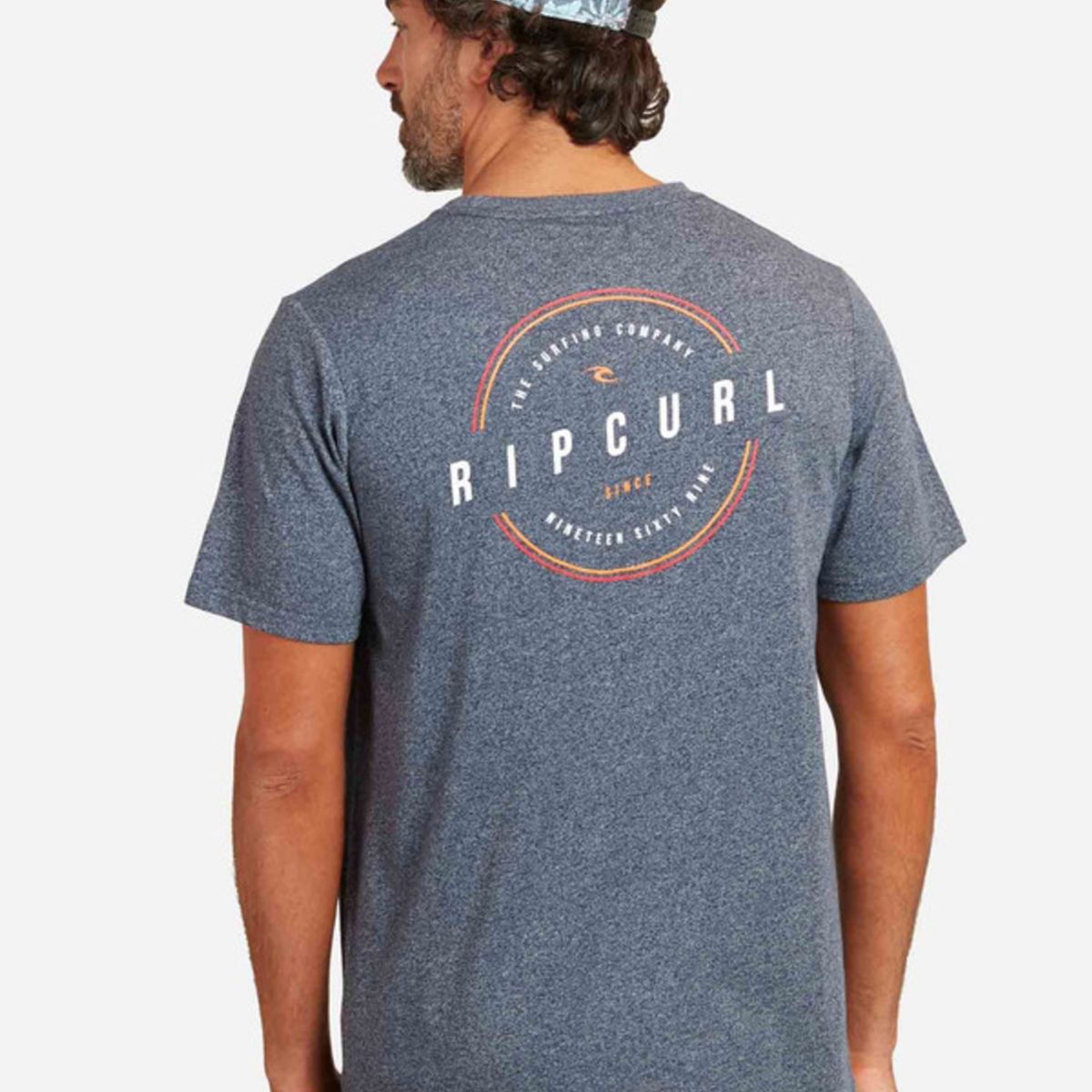 RIP CURL - Polera M/C Incline Mt Azul Hombre Ripcurl