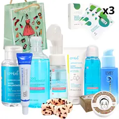 MAXBELLE - Kit Skin Care Acido Hialuronico Limpieza Facial Regalo