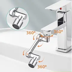 GENERICO - Grifo LLave Cocina Giratoria 1080° Aaptador Para LLave