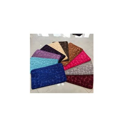 Imagen 2 del producto Alfombra De Baño Absorbente Suave Piedras Burdeo