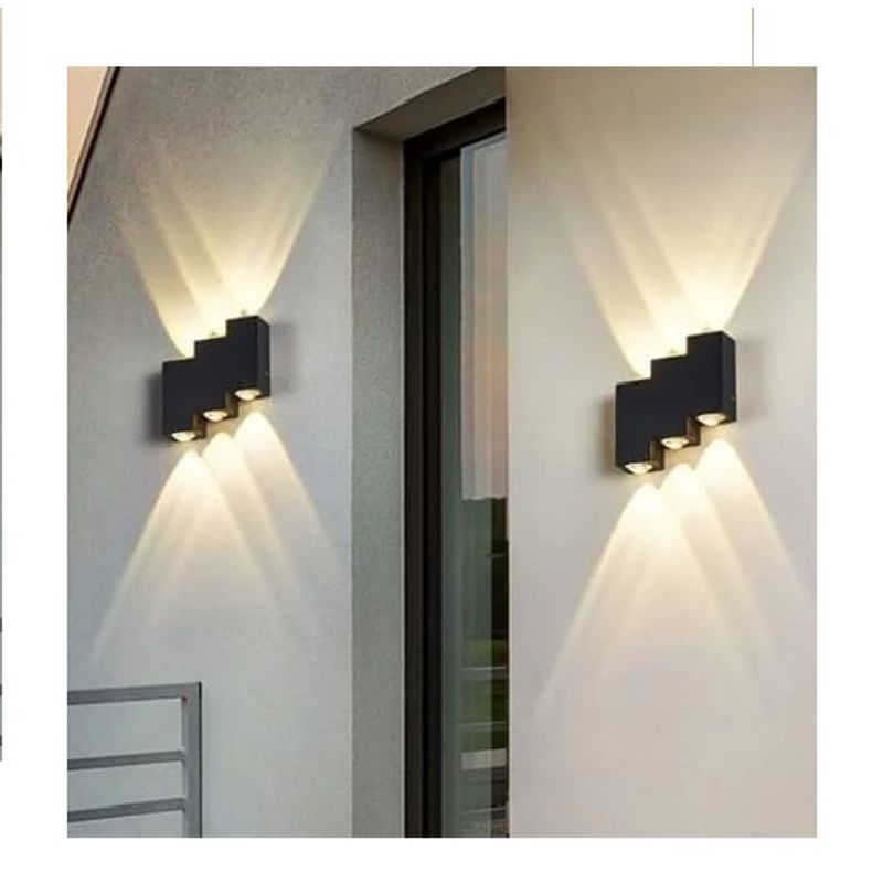 GENERICO - Aplique De Pared 6 Led Iluminación Moderna
