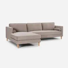 ROSEN - Sofá Seccional Harbord II Izquierdo Tela Beige