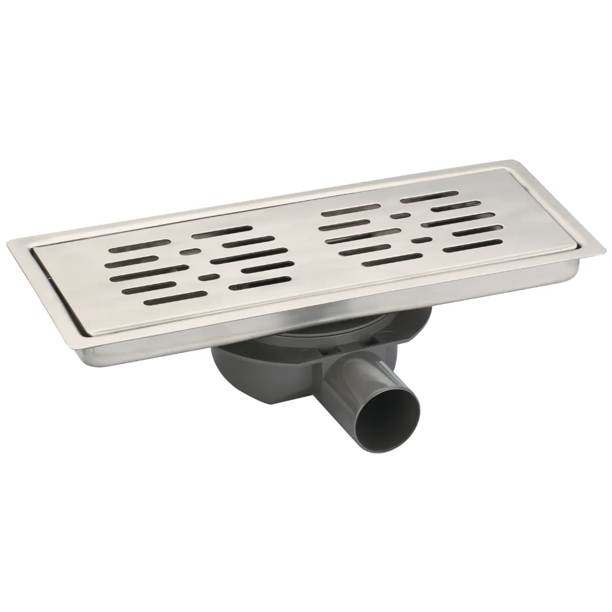 GENERICO - PILETA AC INOX RECTANGULAR 12X30 TRAMPA PVC 40MM