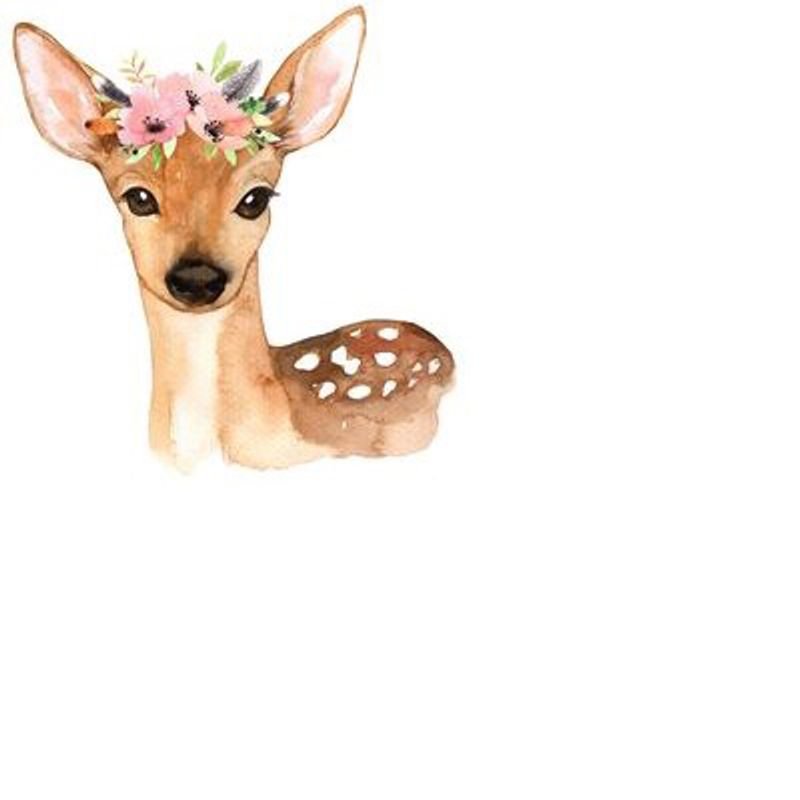 MI ARTE OCIO CONSENTIDO - Pintura con diamante Bambi 20x20 cm INCLUYE MARCO