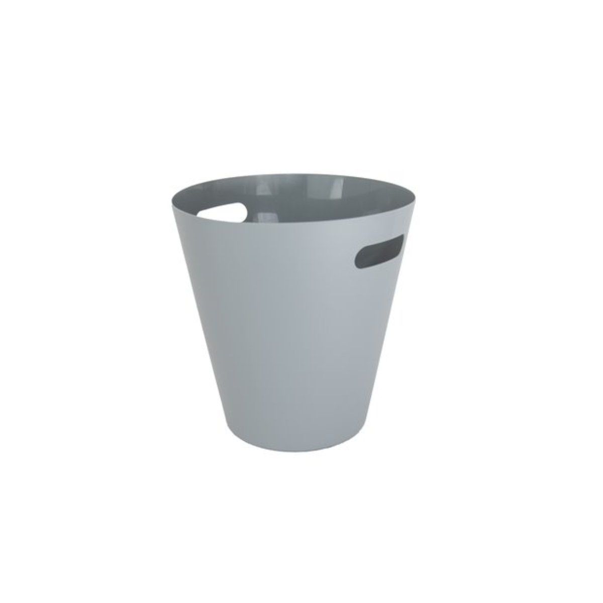 GENERICO - Papelero 28x29.5CM 12LT plastico gris Bighouse