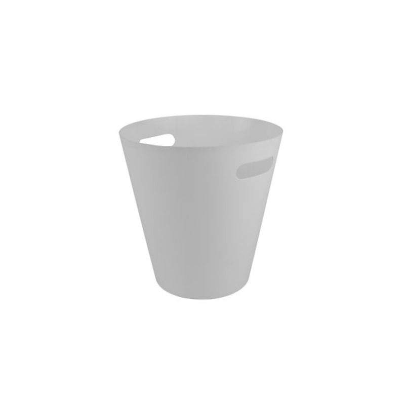 GENERICO - Papelero 28x29.5CM 12LT plastico blanco Bighouse