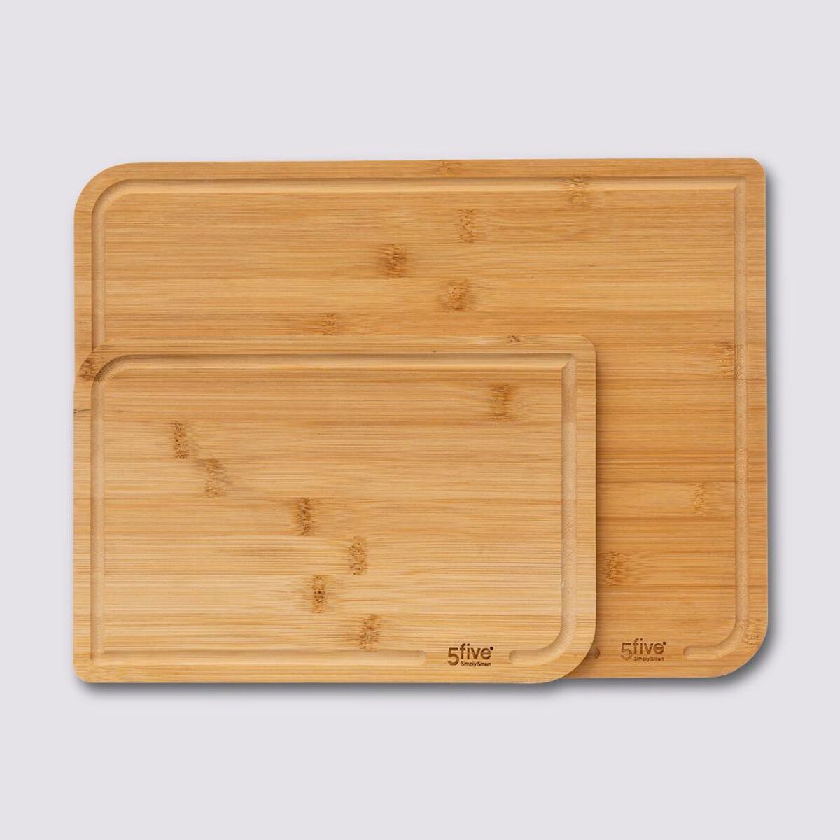 5FIVE - SET 2 TABLAS DE CORTAR BAMBÚ 5FIVE