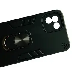 GENERICO - Carcasa Para Samsung A03 Normal Anti Golpes Anillo Negro