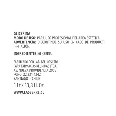 Imagen 2 del producto Glicerina 1 lt Lasserre Cosmétique