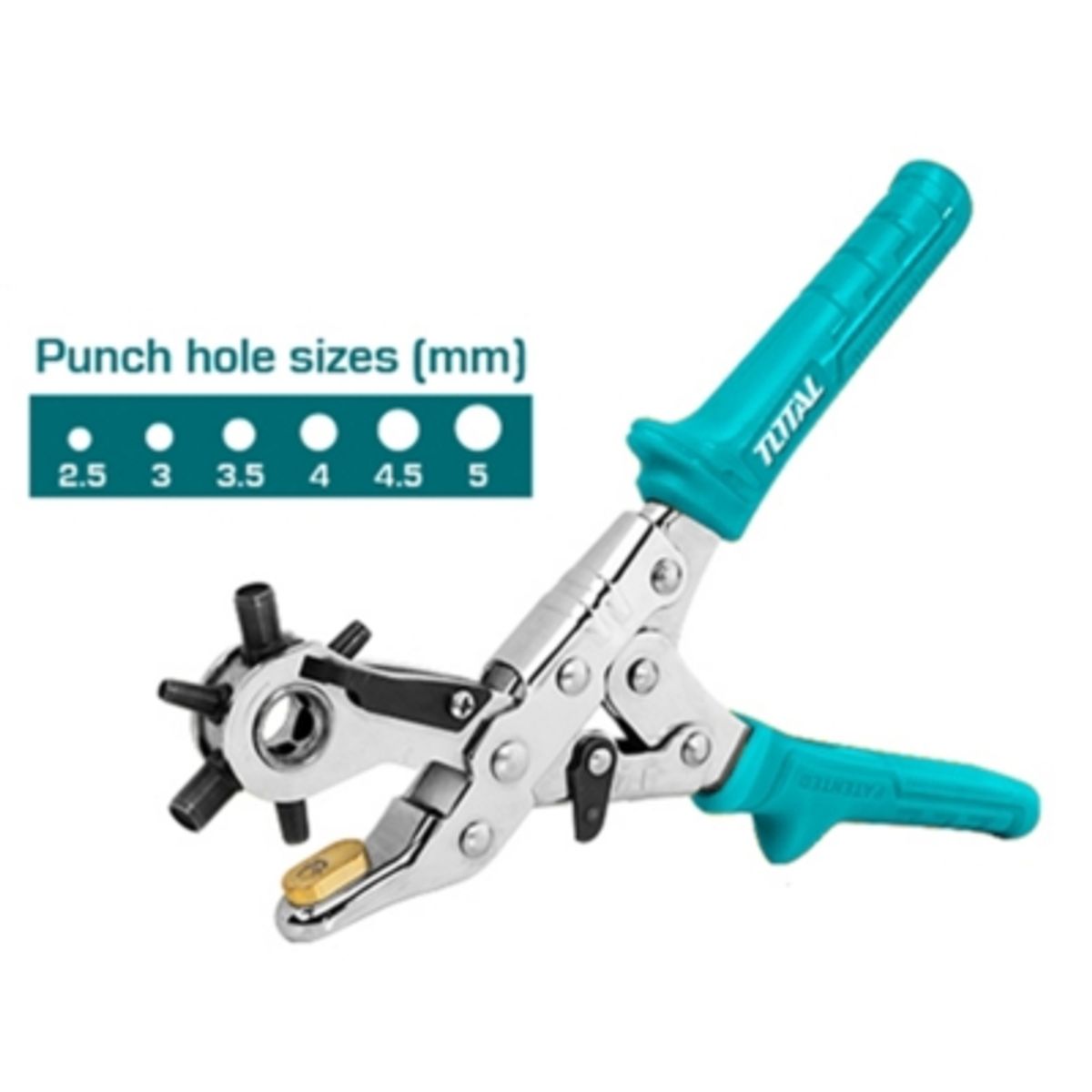 TOTAL TOOLS - Alicate Sacabocado Perforador Total Tht33526