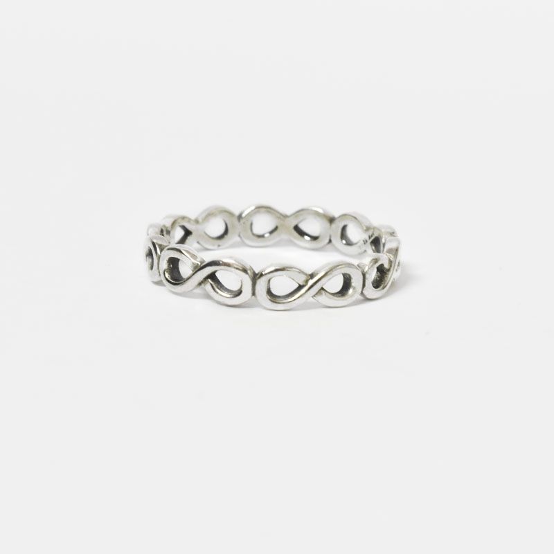 ROSETT - Anillo infinitos troquelados Plata ley 925
